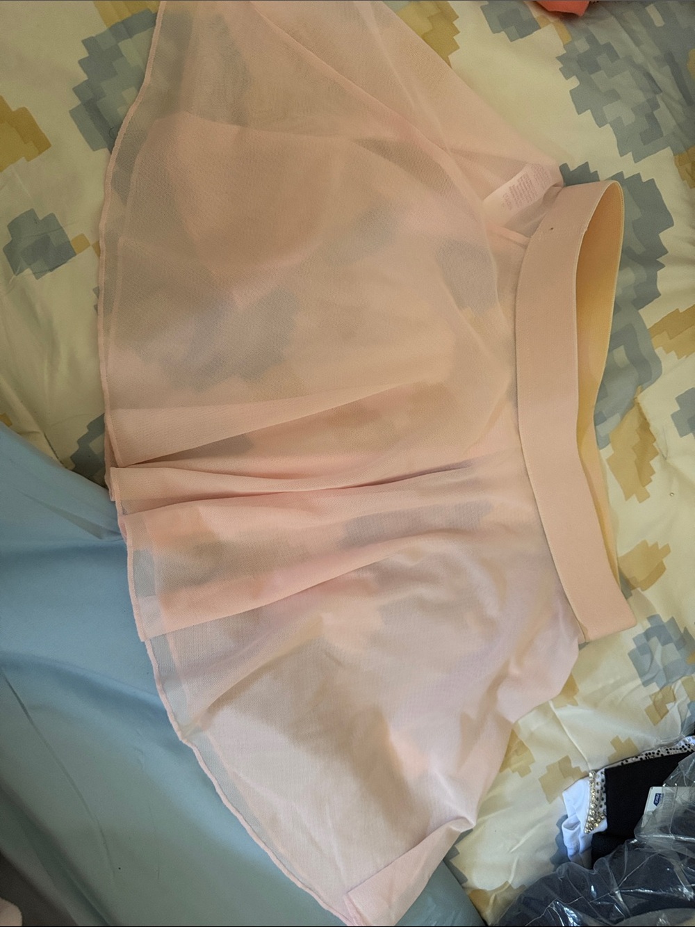 Justice Pale Pink Circle Skater Skirt